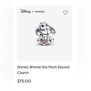 Disney Winnie the Pooh Eeyore charm